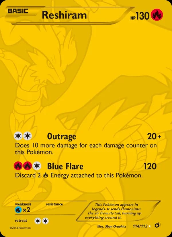 Reshiram 114/113