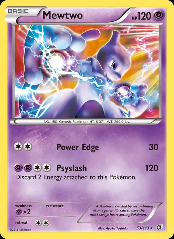 Mewtwo 53/113, Legendary Treasures