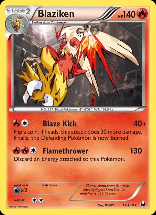 Blaziken 17/108, Dark Explorers