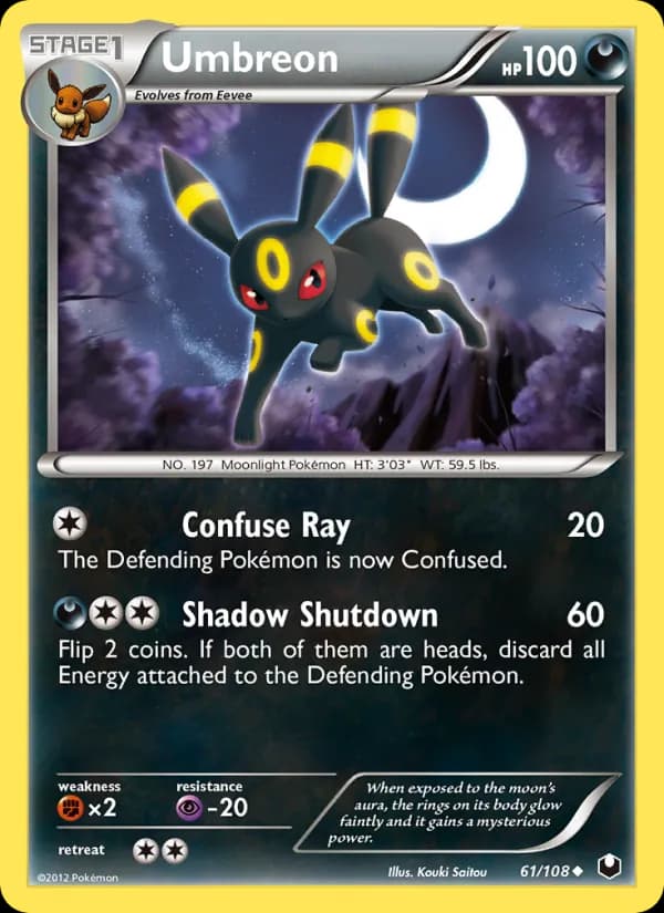 Umbreon 61/108, Dark Explorers