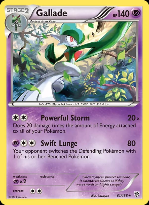 Gallade 61/135, Plasma Storm