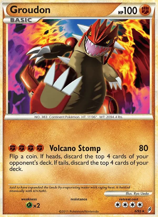 Groudon 6/95, Call of Legends