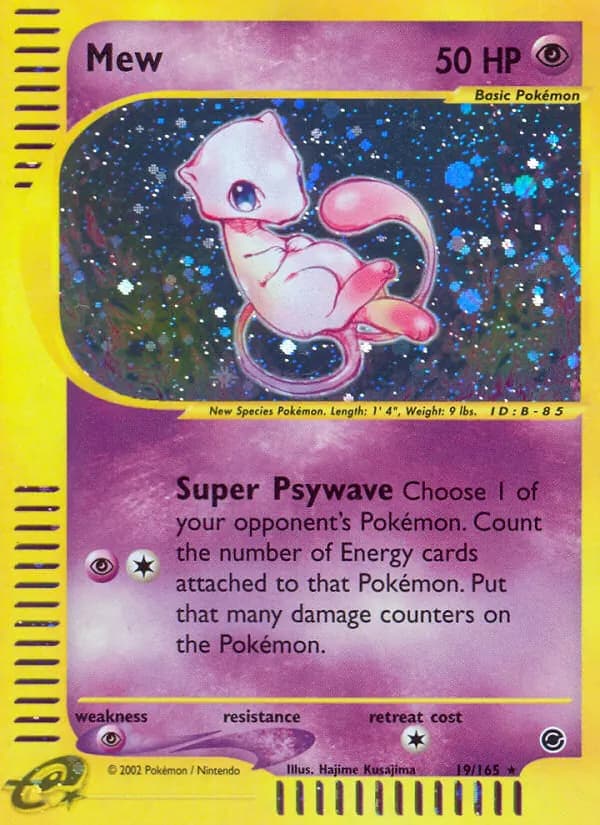 Mew 19/165, Expedition Base Set
