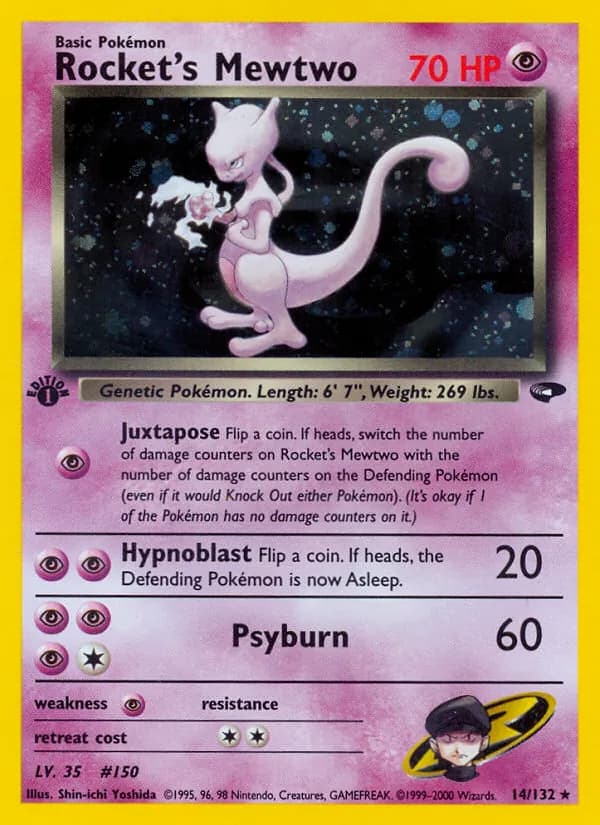 Rocket's Mewtwo 14/132, Gym Challenge