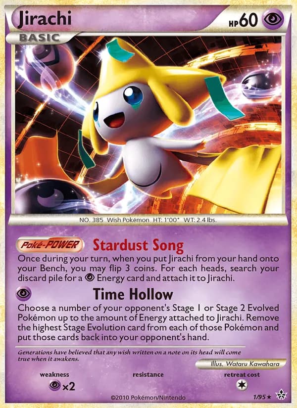 Jirachi 1/95, Unleashed