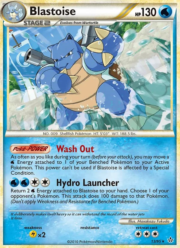 Blastoise 13/95, Unleashed