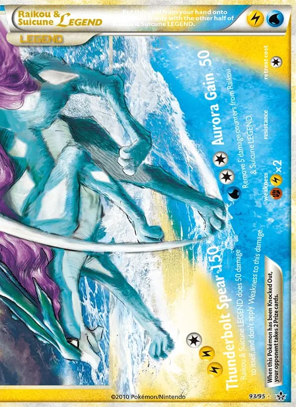 Raikou & Suicune LEGEND 93/95, Unleashed
