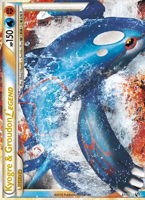 Kyogre & Groudon LEGEND 87/90, Undaunted