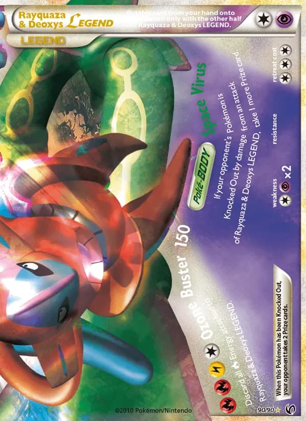 Rayquaza & Deoxys LEGEND 90/90, Undaunted