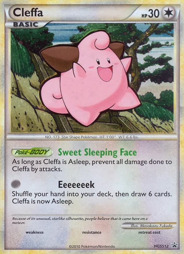 Cleffa HGSS12/25, HGSS Black Star Promos