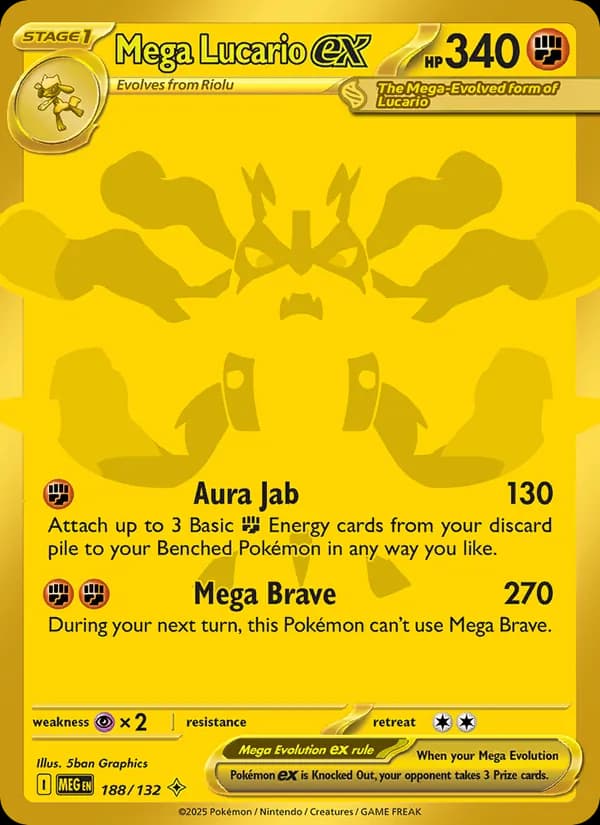 Mega Lucario ex 188/132, Mega Evolution