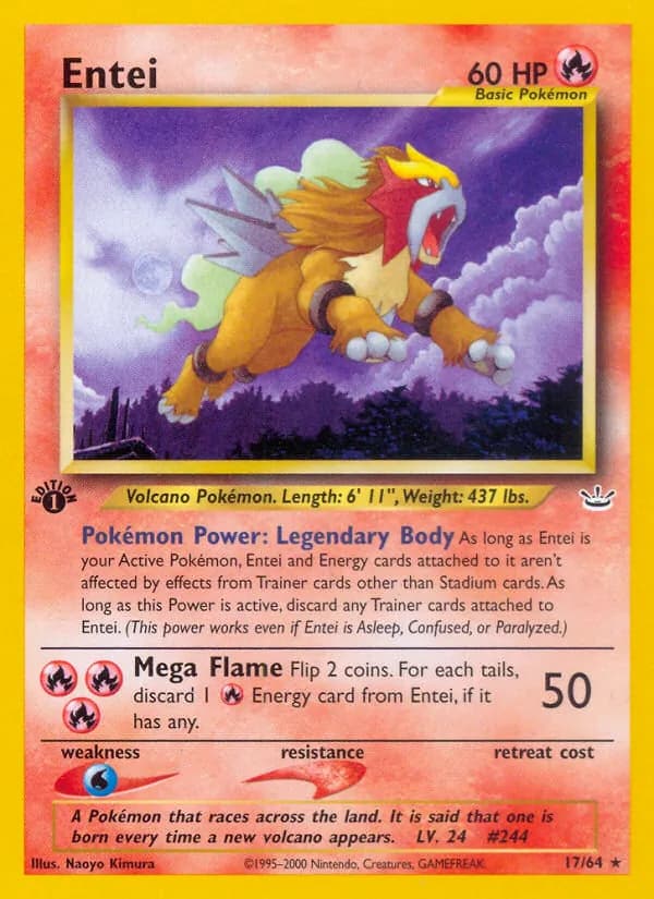 Entei 17/64, Neo Revelation