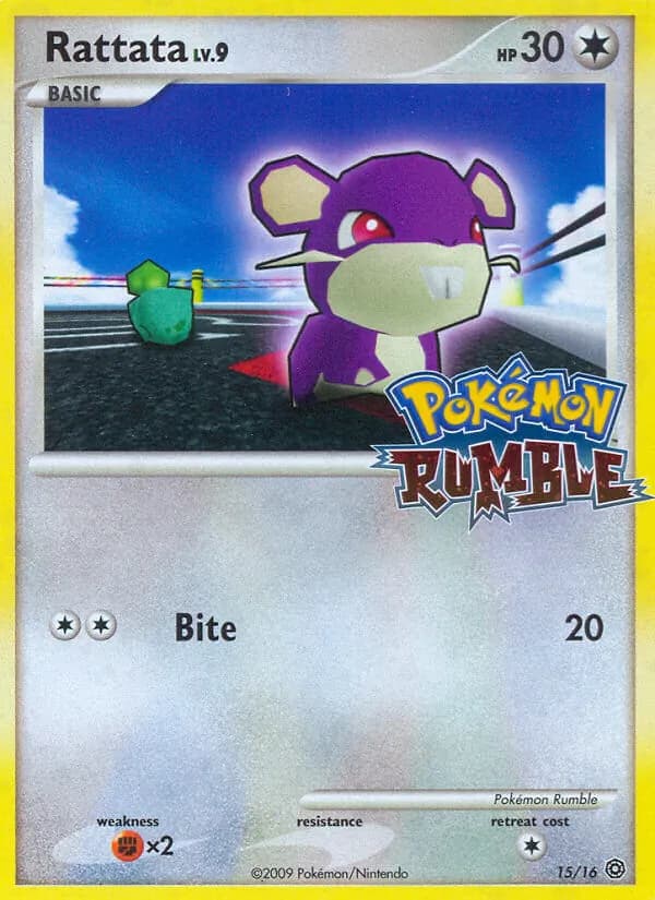 Rattata 15/16, Pokémon Rumble