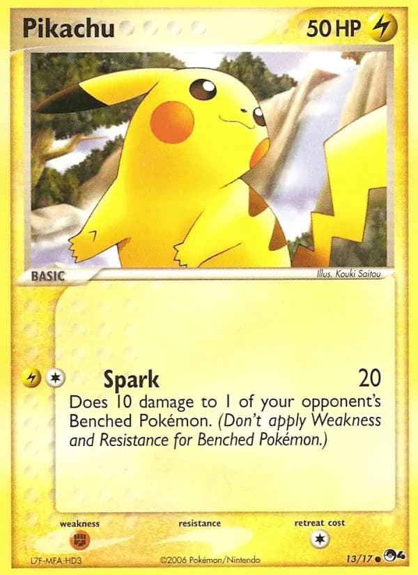 Pikachu 13/17, POP Series 4