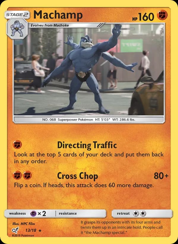 Machamp 13/18, Detective Pikachu
