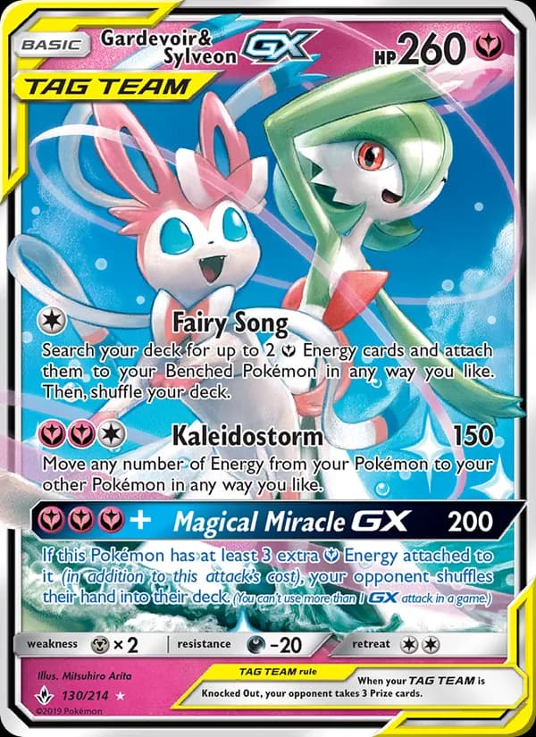 Gardevoir & Sylveon GX 130/214, Unbroken Bonds