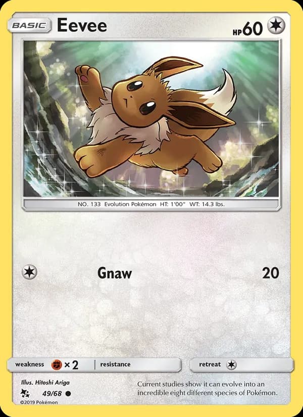 Eevee 49/68, Hidden Fates