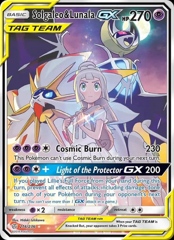 Solgaleo & Lunala GX 216/236, Cosmic Eclipse