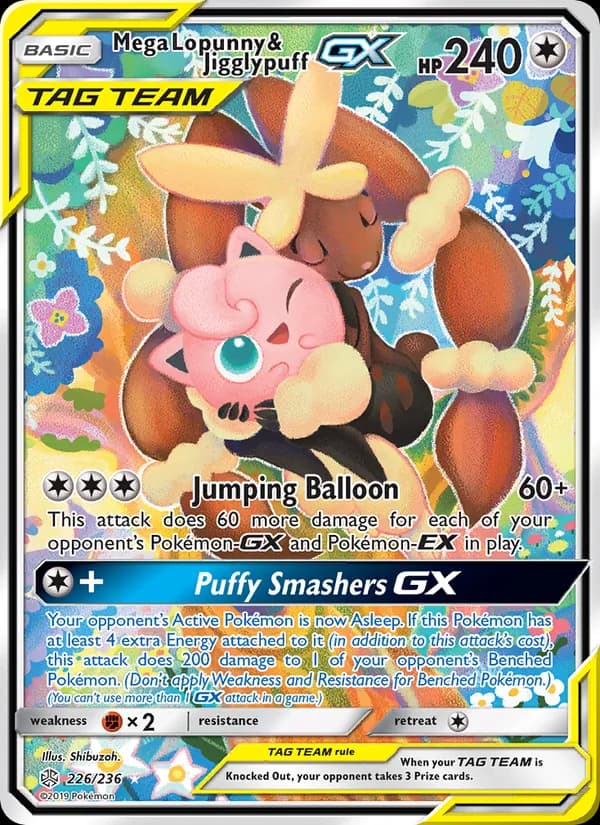 Mega Lopunny & Jigglypuff GX 226/236