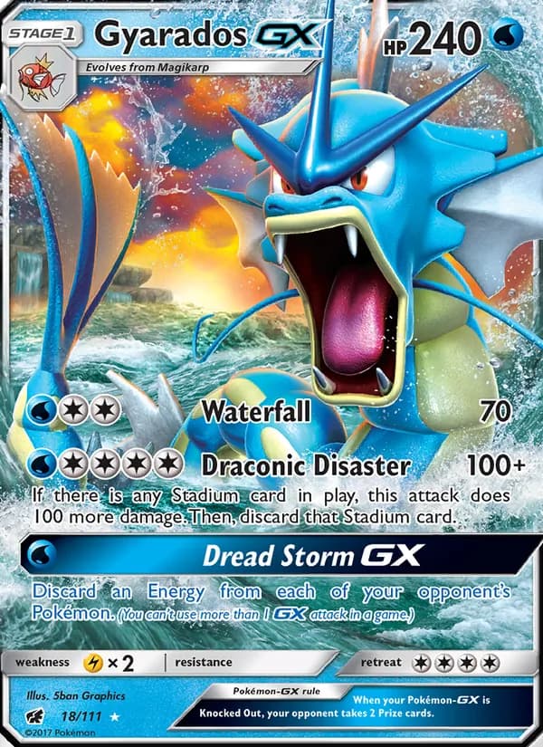 Gyarados GX 18/111, Crimson Invasion
