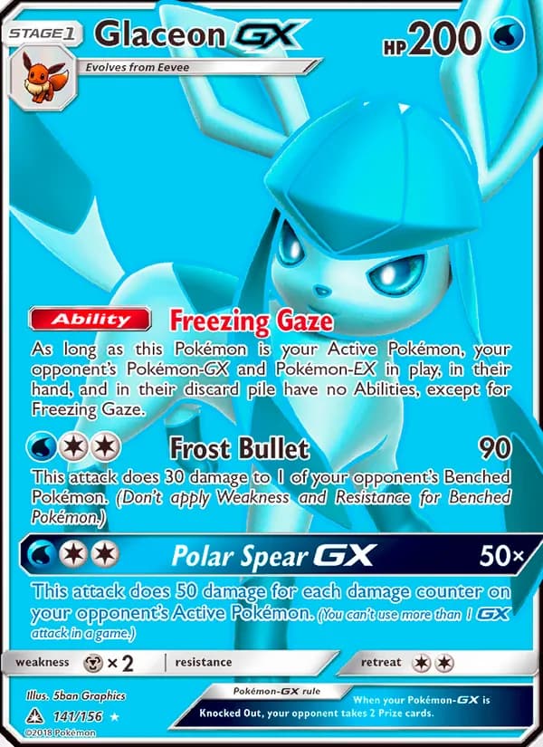 Glaceon GX 141/156, Ultra Prism