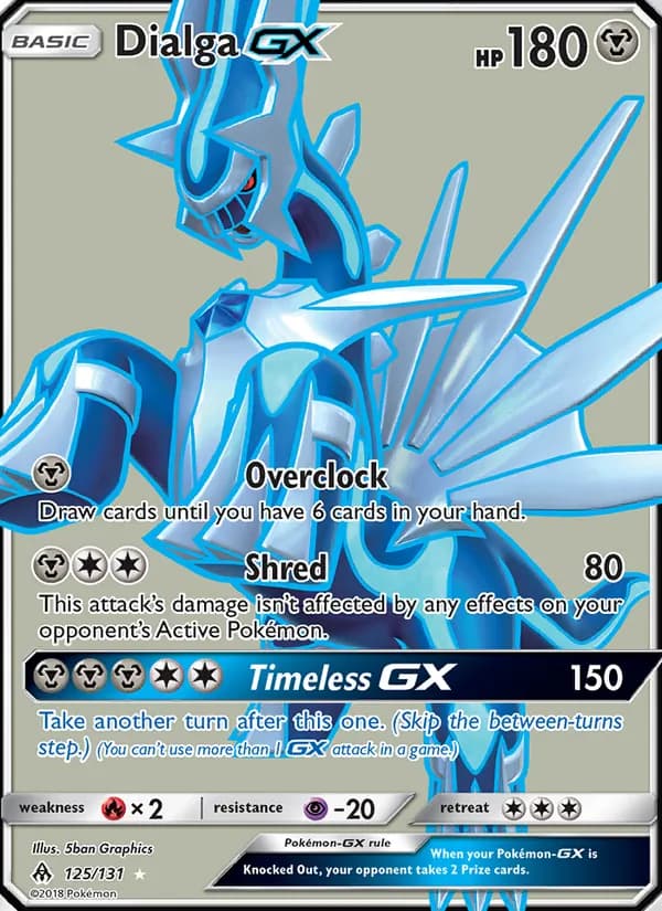 Dialga GX 125/131, Forbidden Light