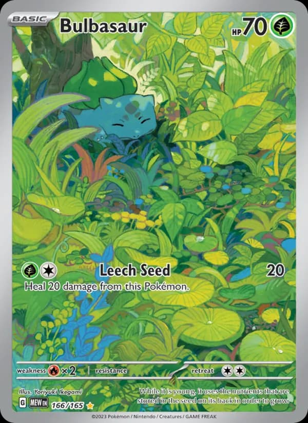 Bulbasaur 166/165, 151