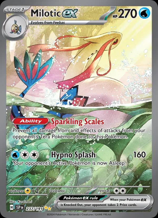 Milotic ex 237/191, Surging Sparks