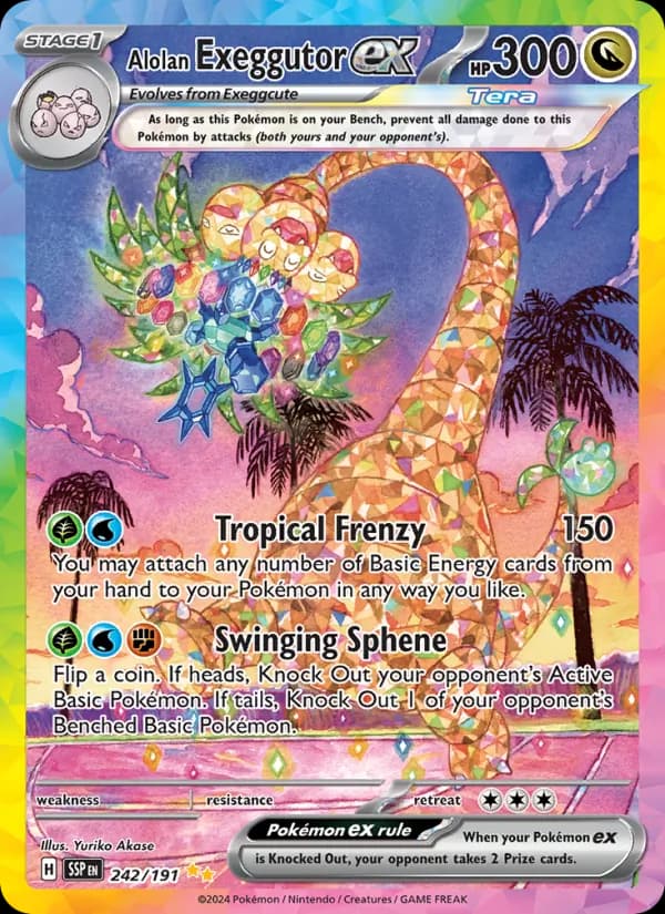 Alolan Exeggutor ex 242/191, Surging Sparks