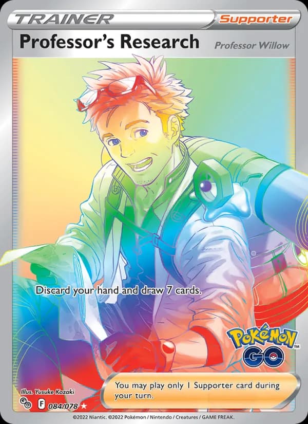 Professor's Research 084/78, Pokémon GO