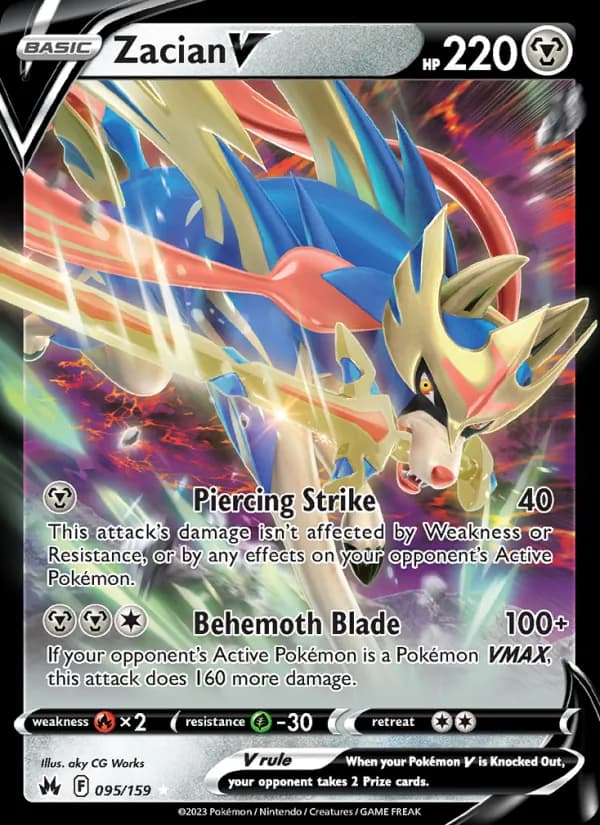 Zacian V 095/159, Crown Zenith
