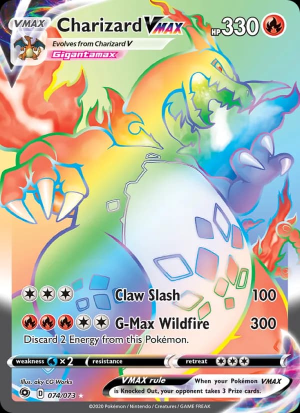 Charizard VMAX 74/73