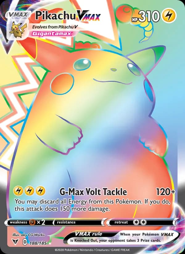 Pikachu VMAX 188/185