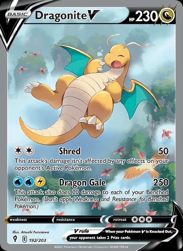 Dragonite V 192/203, Evolving Skies