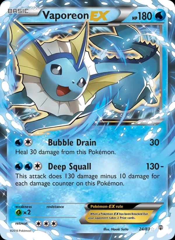 Vaporeon EX 24/83, Generations