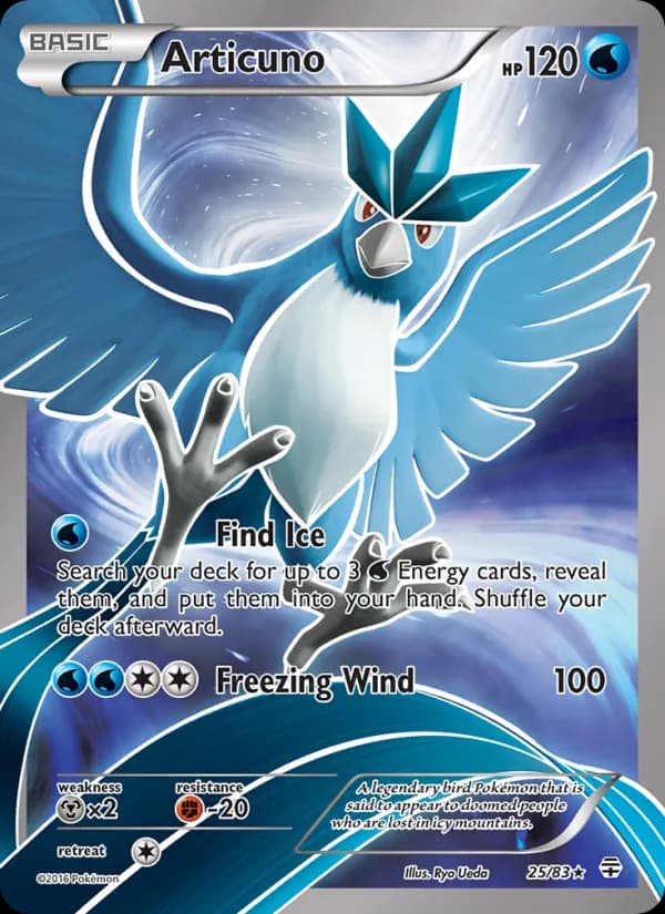 Articuno 25/83, Generations