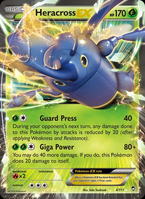 Heracross EX 4/111, Furious Fists