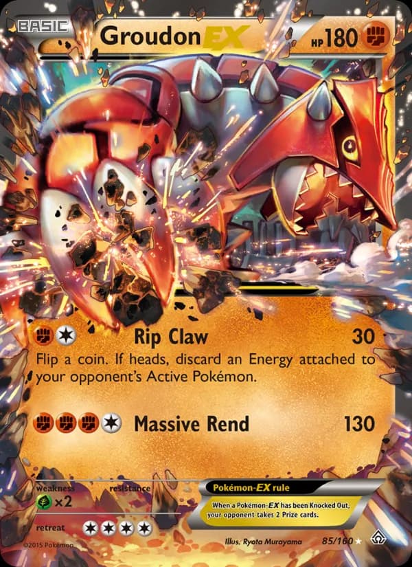 Groudon EX 85/160