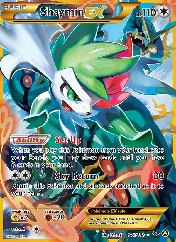 Shaymin EX 77a/108, Roaring Skies