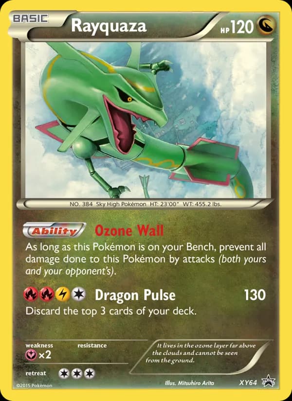 Rayquaza XY64/211, XY Black Star Promos