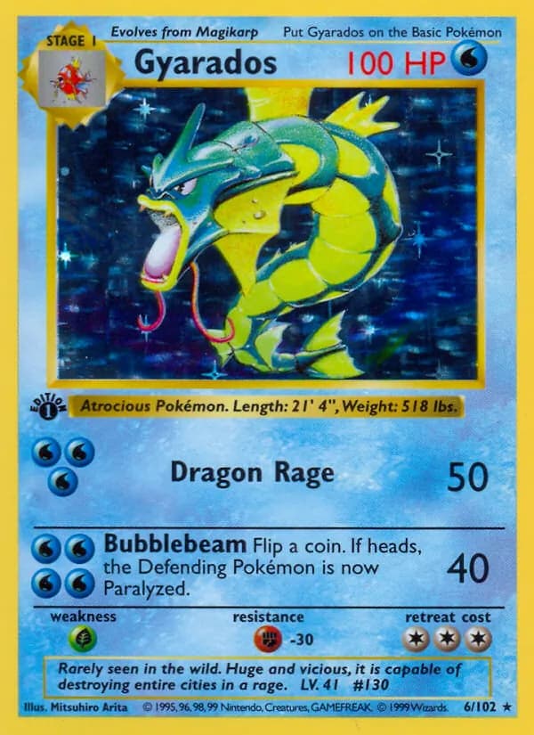 Gyarados 6/102, Base Set