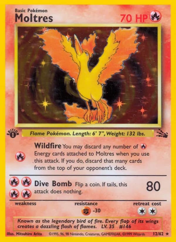 Moltres 12/62, Fossil