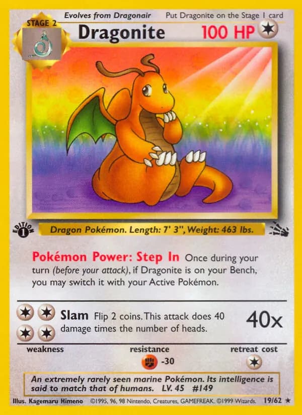 Dragonite 19/62, Fossil