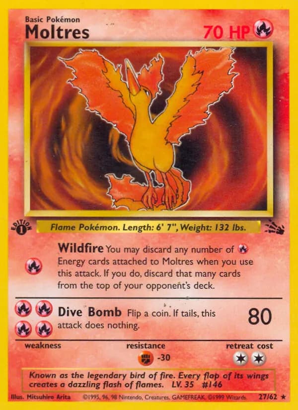 Moltres 27/62, Fossil