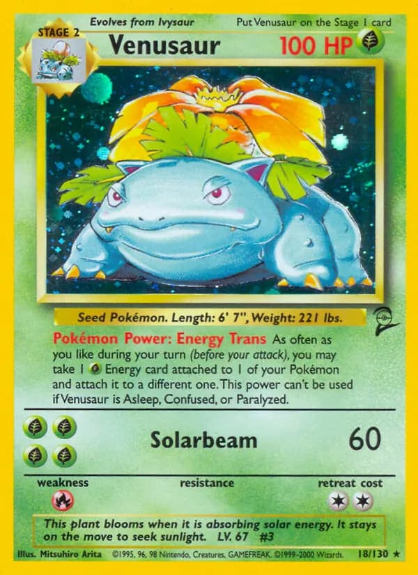 Venusaur 18/130, Base Set 2