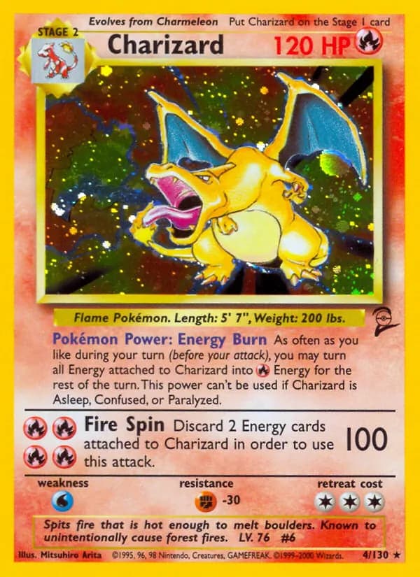 Charizard 4/130, Base Set 2