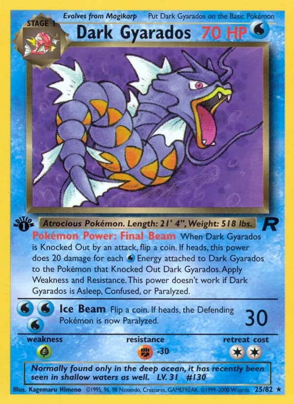 Dark Gyarados 25/82, Team Rocket