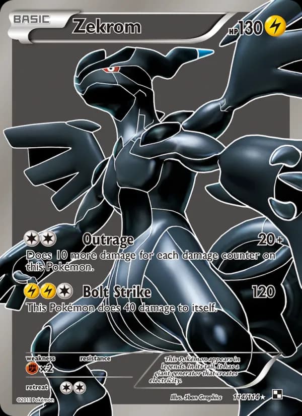 Zekrom 114/114, Black & White