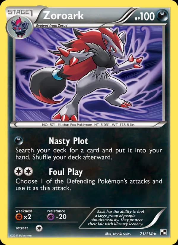 Zoroark 71/114, Black & White
