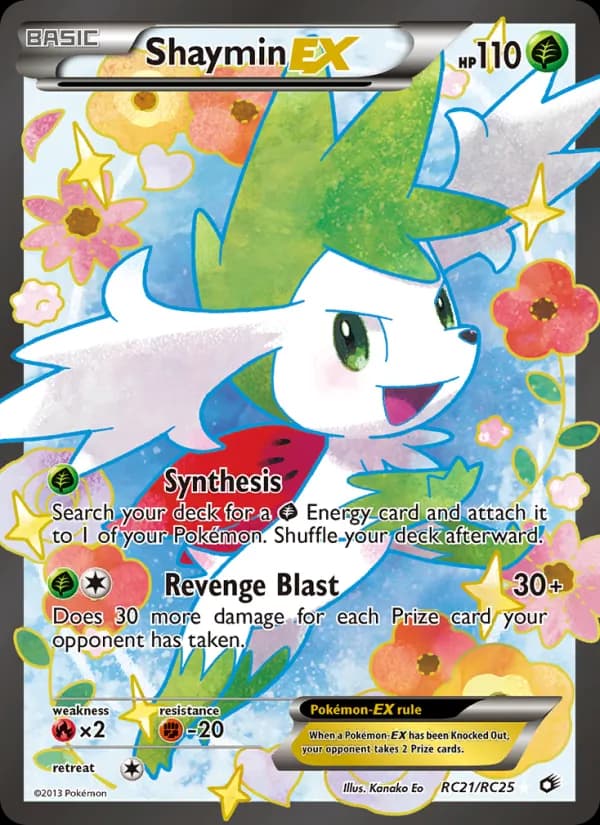 Shaymin-EX RC21/113, Legendary Treasures